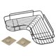 thumbnail image 2 of Bathroom Storage Holder Wall Mounted Storage Holder Punch-Free Design Iron Material 36X26.7X6CM Black No Residues 1Pack, 2 of 3