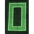 thumbnail image 1 of Ahgly Company Indoor Rectangle Abstract Emerald Green Modern Area Rugs, 8' x 10', 1 of 4