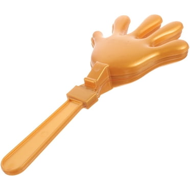 Kids Cheering Props. Party Favors Noisemakers for Sporting Events Hand Clap Clappers Child Golden