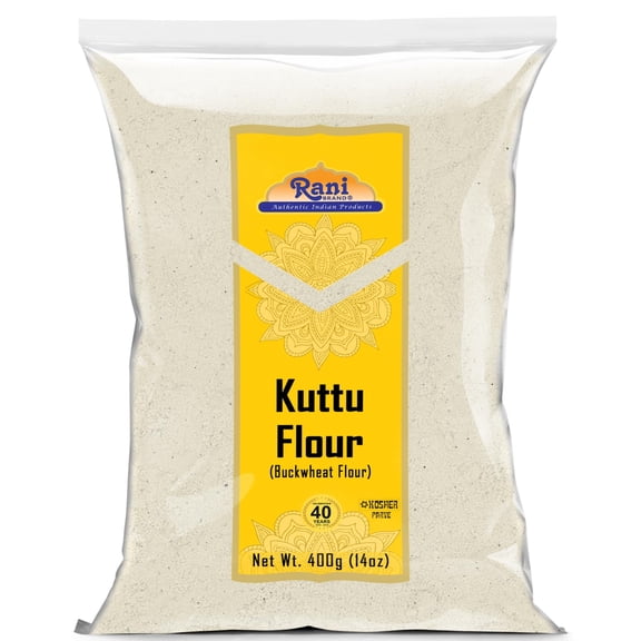 Rani Kuttu (Buckwheat) Flour 14oz (400g) ~ All Natural | Gluten Friendly | NON-GMO | Kosher | Vegan | Indian Origin