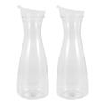 thumbnail image 1 of 2 Piezas Garrafas de Agua de PláStico de 1 L con Tapas Abatibles Blancas, Jarras Inastillables Reciclables y de Alimenticio, Tarro de Jugo, 1 of 5