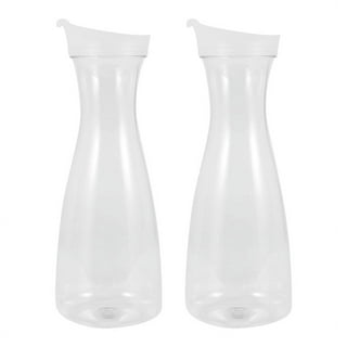 Water Pitcher Lids Glass Carafe Lids Covers Food Grade Plastic Dust Proof  Splash Resistant Bottle Stoppers for Water Jug Glass Bistro Pitcher,White  /2