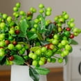 thumbnail image 6 of Xuniizn Artificial Flowers Faux Berry, Fake Flowers with Safe and Green, Faux Greenery Fake Outdoor Fack Plants, Artificial Plants Indoor for Room Home Party Wedding Decorative (5 Pack), 6 of 7