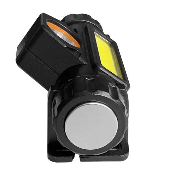 Sonducket Luz de cabeza para exteriores, linterna giratoria de 90 grados, linterna portátil recargable ajustable, lámpara con tapa para la Escalada