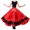 I, variant on NordicNest Womens Spanish Bull Dance Skirt Belly Dance Skirt Big Swing Skirt for Casual Wear