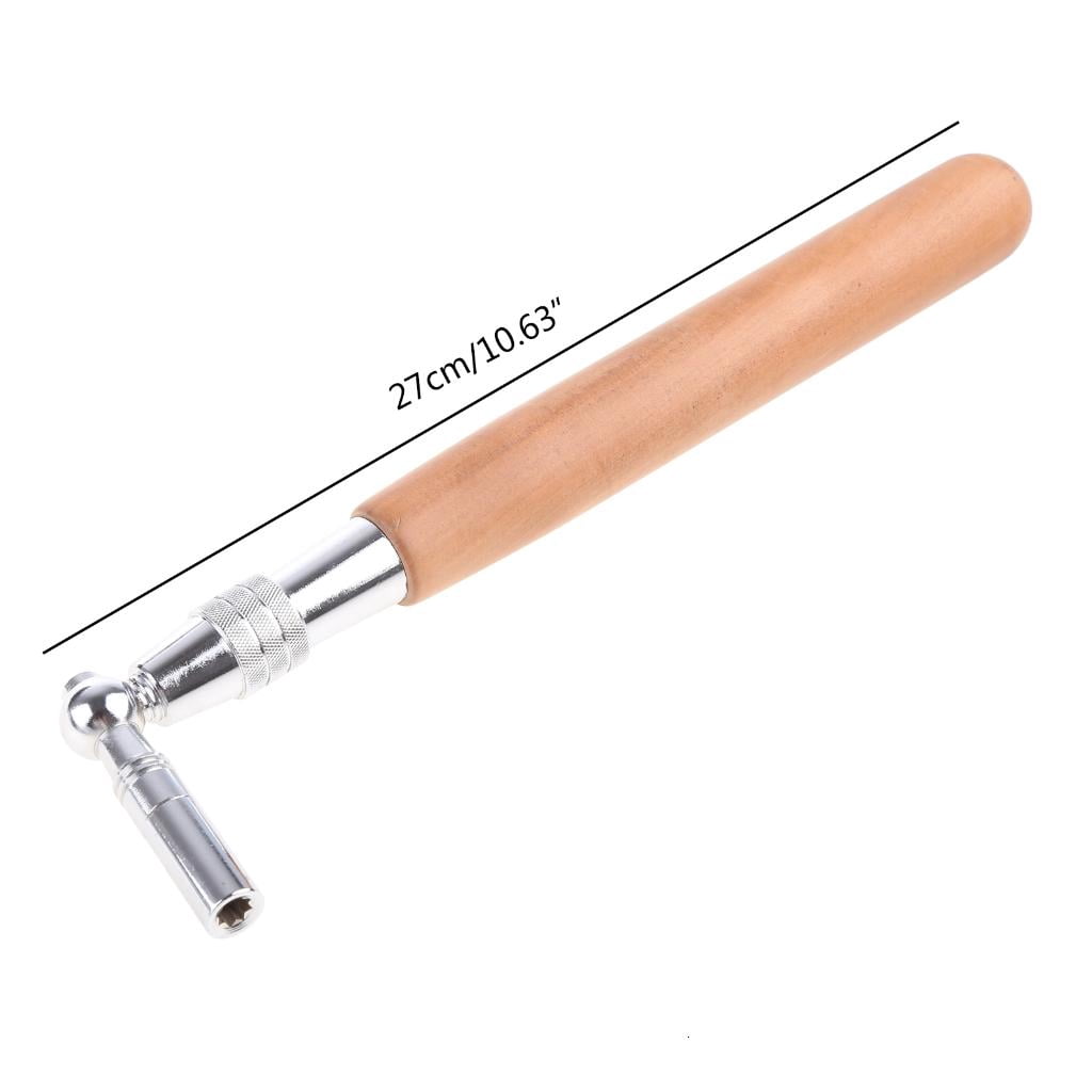 CEORPER Wooden Handle Piano Tuning Lever Repair Musical Instruments Tool Durable