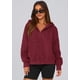 thumbnail image 2 of Sudadera con Capucha PRETTYGARDEN con Cierre Burdeos Talle M, 2 of 6