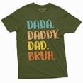 thumbnail image 6 of Men's Dada Daddy Dad Bruh T-shirt Father's day funny Gift Tee shirt Dad Papa Father Tshirt (3X-Large Grey), 6 of 7