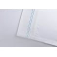 thumbnail image 3 of Superior 4-Piece White-Blue Cloud Embroidered Microfiber Sheet Set, California King, 3 of 3