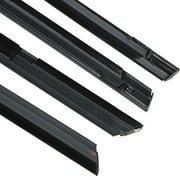 OTTULUR 4Pcs Car Window Weatherstrip Trim Rubber Seal Strips Fit for Honda Civic 2012 2013 2014 2015
