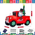 thumbnail image 2 of Camioneta inflable navideña Cosiful con árbol de 2,4 x 1,8 m, 2 of 8