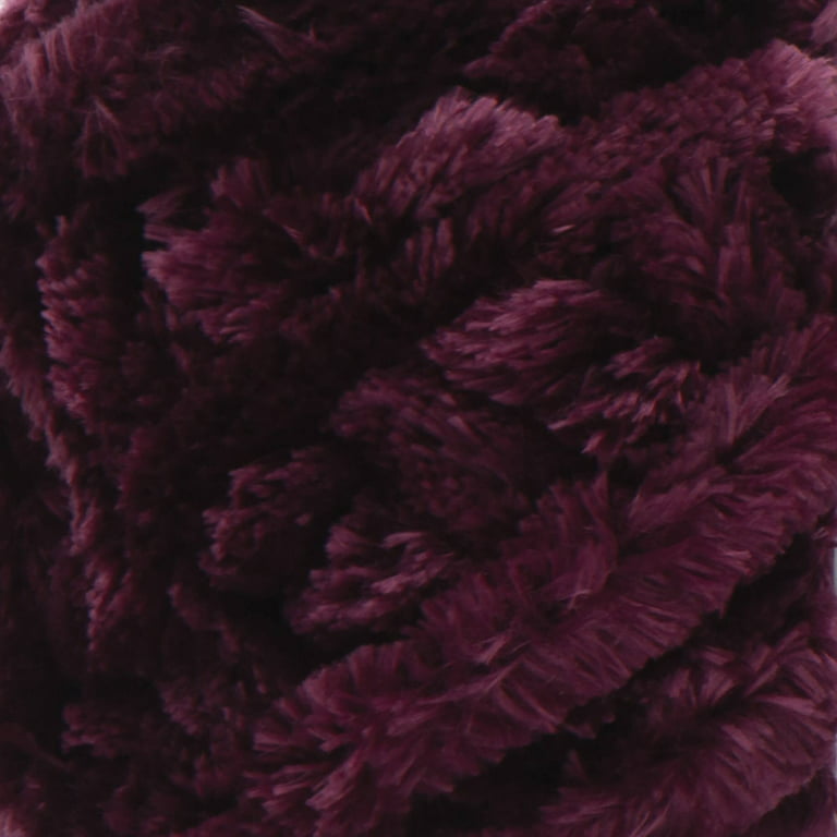 Bernat Velvet Plus Super Bulky 100% Polyester Purple Yarn, 78 yd 