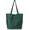 Green, variant on Corduroy Tote Bag for Women with Zipper, Large Bag Handbag for Work School Shopping Travel Gym Vacation
