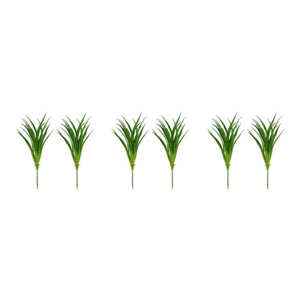 Plantas de Jardín Bewildely de Plástico Bajo Mantenimiento 2 Piezas Verde