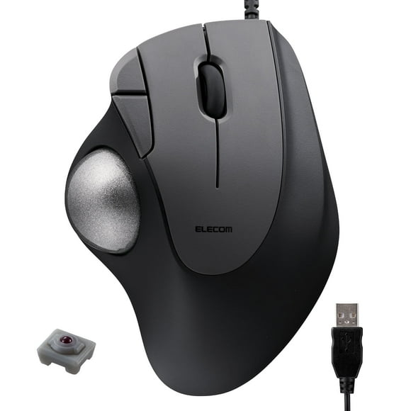 Conexión USB-A cableada Trackball ELECOM IST negra (M-IT10URBK)