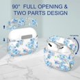 thumbnail image 5 of Maxjoy Funda Para Airpods Pro, Funda Transparente Con Diseño De Flores Para Airpod Pro Para Mujeres Y Niñas, Funda Protectora Suave Y Transparente Para Ipod Pro Con Clip Para Llavero Para Funda De Car, 5 of 5