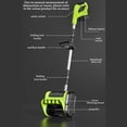 thumbnail image 4 of 51InchSmall Snow Removal Sweeper Portable Snow Sweeper Wireless Foldable High Power Household Hand Push Snow Sweeper for Cars, Trucks, SUVs, 4 of 9