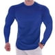 thumbnail image 3 of Camisetas deportivas Prolriy para hombre, de manga larga, ajustadas, elásticas, de compresión, para primavera y verano, para hombre, talla XL, 3 of 6