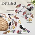thumbnail image 3 of Farmhouse Rooster Pillow Covers 12"x20", Country Watercolor Flowers Wood Grain Soft Brushed Microfiber Breathable Throw Pillow Covers, Decorative Pillowcase with Zipper for Couch Sofa Bedroom, 3 of 9