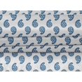 thumbnail image 5 of oneOone Velvet Medium Blue Fabric Block Craft Projects Decor Fabric Printed By The Yard 58 Inch Wide, 5 of 5