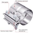thumbnail image 4 of GFDYREE Exhaust Clamp, Lap Joint Band Clamp Stainless Steel (3.0 Inch,2Pcs), 4 of 5