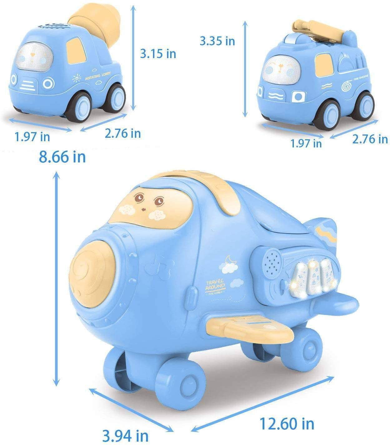 Fun Little Toys Electronic Musical Airplane Toy for Toddlers,Airplane