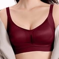 thumbnail image 6 of Njagoc3 Wireless Bras for Women V Neck Wide Straps Seamless Comfortable Underwire Free Daily Bra, 6 of 6