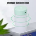 thumbnail image 6 of USB Tower Humidifier for Home, Office, Car: 400ml Capacity, Colorful Ambient Light, Multiple Spray Modes, Quiet Operation, Green Mini Desk Humidifier with Hydration Meter, 5.9x2.63 inches, 6 of 7