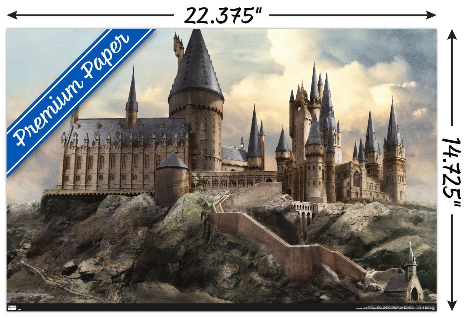 The Wizarding World: Harry Potter - Hogwarts at Sunrise Wall Poster