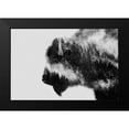 thumbnail image 2 of Beata, Angyalosi 18x13 Black Modern Framed Museum Art Print Titled - Bison, 2 of 5