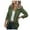 497#Army Green, variant on Women's Lined Blazers Business Casual Long Sleeve Blazer Open Front Lightweight Suit Jacket for Work Dark Green XL