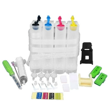 TRINGKY Refillable Ink Cartridge CISS Fitting For With Ink Clip 4 Colors