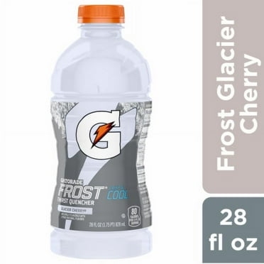 Gatorade Frost White Glacier Cherry Sports Drink Bottle 28 fl oz