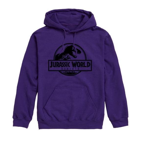 Jurassic World: Rebirth - Logo Black - Men's Fleece Hoodie Sweatshirt
