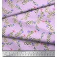 thumbnail image 3 of Soimoi Velvet Fabric Dot,Leaves & Floral Print Fabric by Yard 58 Inch Wide, 3 of 3