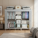 thumbnail image 1 of 201cm Armario Armable Ropero Armable Reforzado Metal Closet Xtellar plateado, 1 of 4