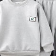 thumbnail image 4 of Boys Camo Clothes 2 Piece Graphic Printed Sweatshirt and Pants Outfit Fall Winter Clothing Set 6-12 Months 12-24 Months 2t 3t 4t 5t 6t Children Grey,10-11 Years, 4 of 4