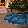 thumbnail image 5 of Sikiie Stingray Nativity Christmas Tree Skirt, Jesus Christian Winter Holiday Tree Mat Decoration(30-48IN)36", 5 of 6