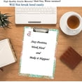 thumbnail image 4 of FMSHPON Abstract Beautiful Flowers Art Clipboard Hardboard Wood Nursing Clip Board and Pull for Standard A4 Letter 13x9 inches, 4 of 6