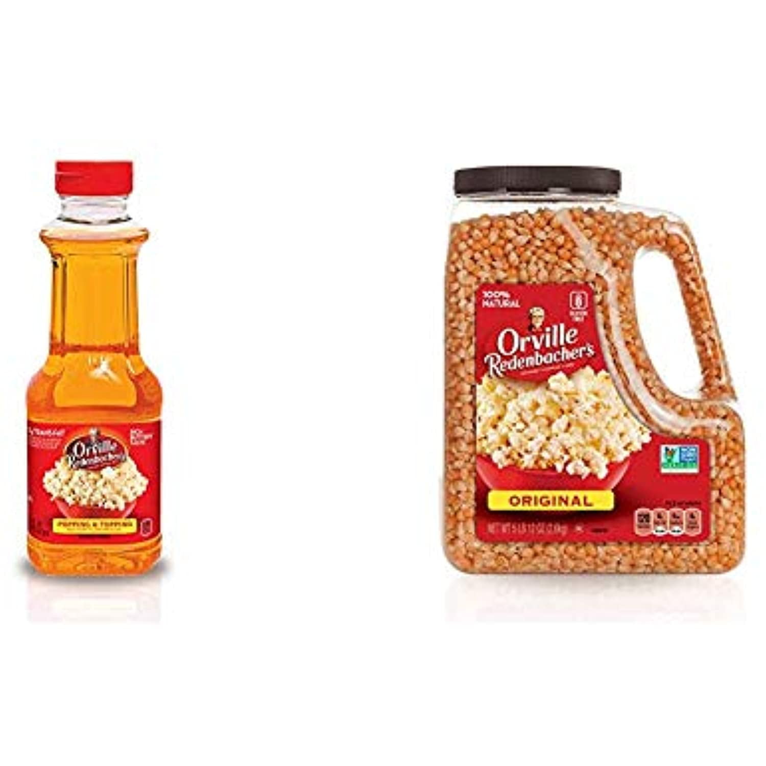 Orville Redenbacher's Oil, Buttery Flavored, Popping & Topping - 16 fl oz