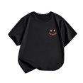 thumbnail image 1 of LYHaoo T-Shirt Décontracté à Manches Courtes pour Enfants, T-Shirt à Col Rond avec Imprimé de Lettres, Tailles Décontractées 9-10 Ans, 1 of 5