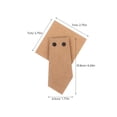 thumbnail image 2 of OULII 2Pcs Cardboard Easel Back Square for Banner Stand Backdrop and Art Display 7.00X7.00X0.30in, 2 of 4
