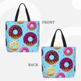 thumbnail image 2 of Balery Donuts Bolsa de Mano para Mujeres con Cremallera, Bolsa de Gimnasio con Compartimentos, Bolsa para Laptop, Bolsa para Trabajo, 2 of 6