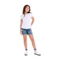 thumbnail image 2 of Jordache Girls Exposed Button Midi Short, Sizes 5-18, 2 of 8