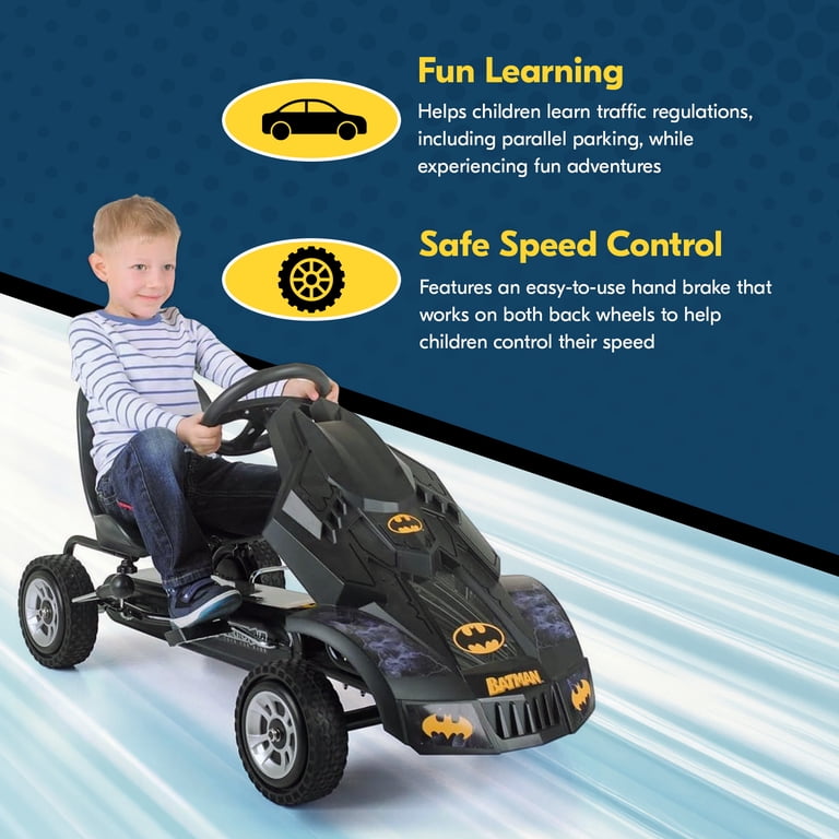 hauck, Bat Mobile Pedal Go-Kart, no code, Batman design, for kids 