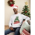 thumbnail image 2 of Whimsical Tis The Season Cottage Men's Sweatshirt, 2 of 4