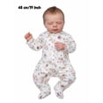 thumbnail image 5 of 19 Inch Reborn Doll Girl, Full Vinyl Body Lifelike Baby Doll, Hand Rooted Hair Realistic Reborn Doll Toy for Kids Age 3+, 5 of 5