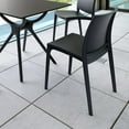 thumbnail image 5 of Compamia Maya Patio Dining Chair in Black, 5 of 7