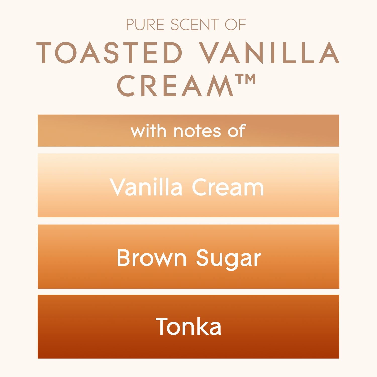 Glade® Large Candle, Toasted Vanilla Cream