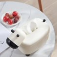 thumbnail image 4 of Mavericks Cow Tissue Box with Toothpick Holder, ABS Fiber Desktop Paper Towel Dispenser for Bathroom, Kitchen, Living Room Decor, Removable Lid, Cute Animal Style, 4 of 4